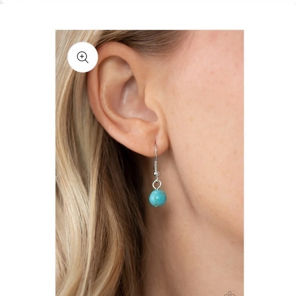 Environmental Impact Blue Necklace Set - Picture 3 of 3